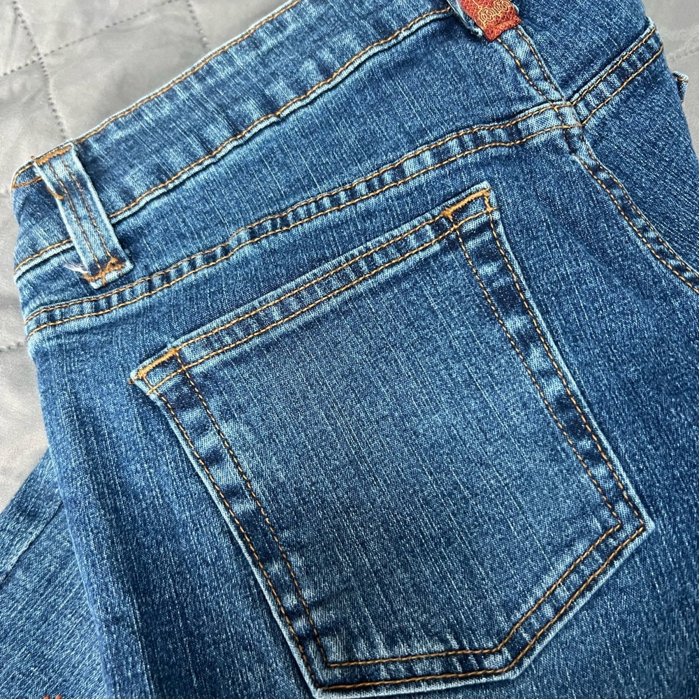 MU Blue Jeans With Rhinestone Pattern - Picture 7 of 7